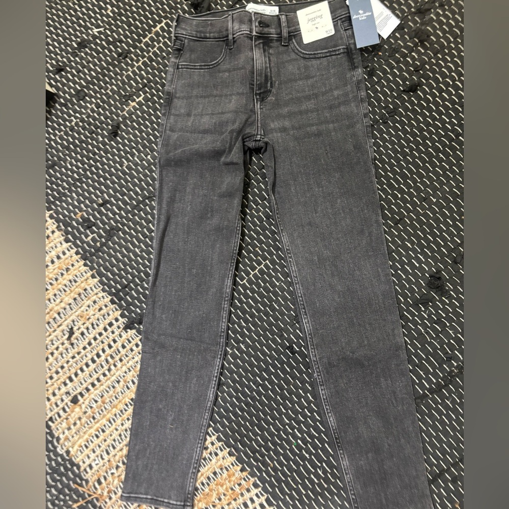Abercrombie Kids black High Rise Jeggings
